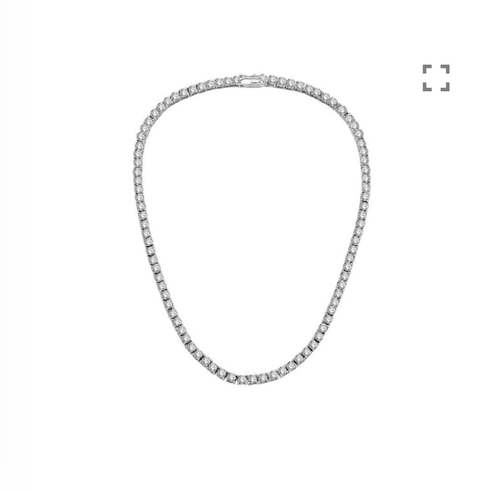 3 MM TENNIS CHAIN NECKLACE. M JEWELERS NY.